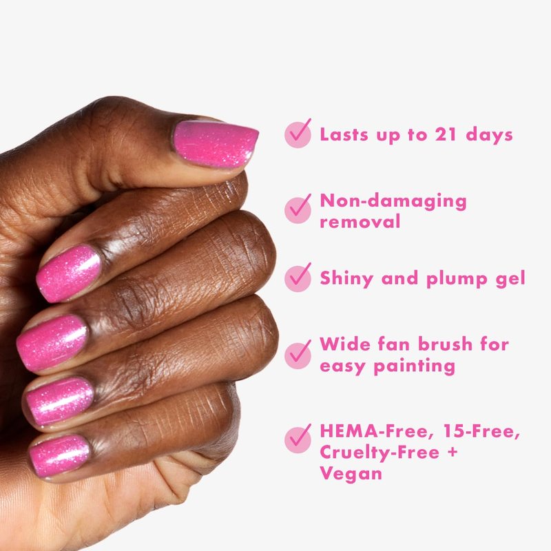 Olive & June Gel Nail Polish | Star Wars: The Mandalorian & Grogu | UV LED Nail Lamp Needed | Long Lasting Up to 21 Days of Wear | Damage-Free Salon-Quality Manicure Pedicure | Signet Pink