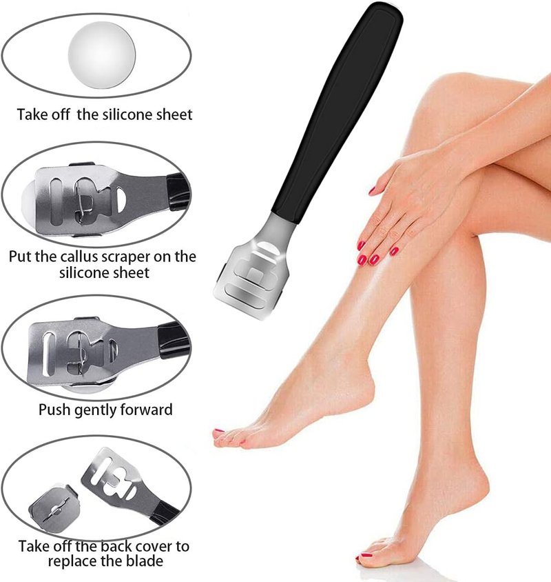 36 in 1 Pedicure Kit - Professional Foot Rasp & Dead Skin Remover for Home and Salon Use