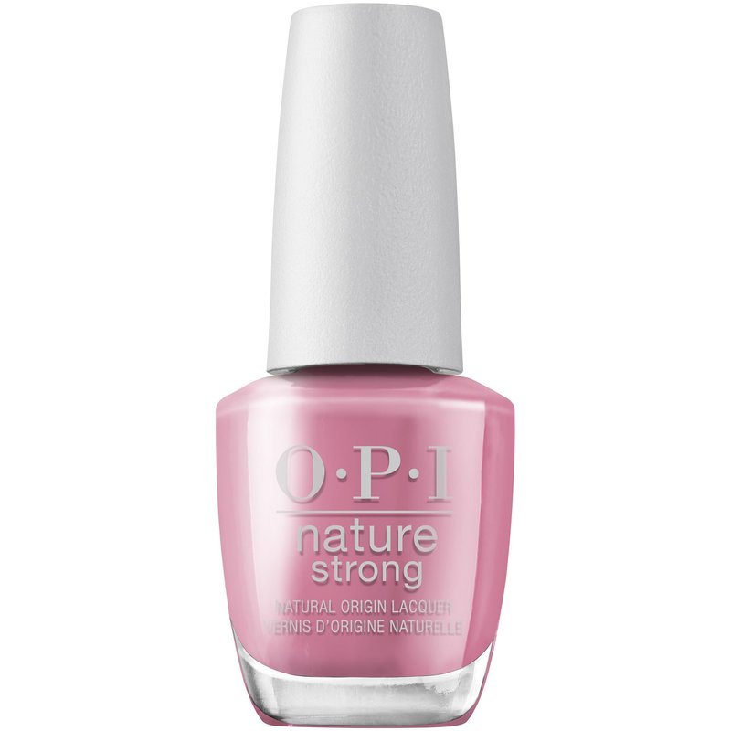 OPI Nature Strong Knowledge is Flower | Opaque Soft Pink Crème Natural Origin Nail Polish | Plant Based, Vegan, Cruelty Free