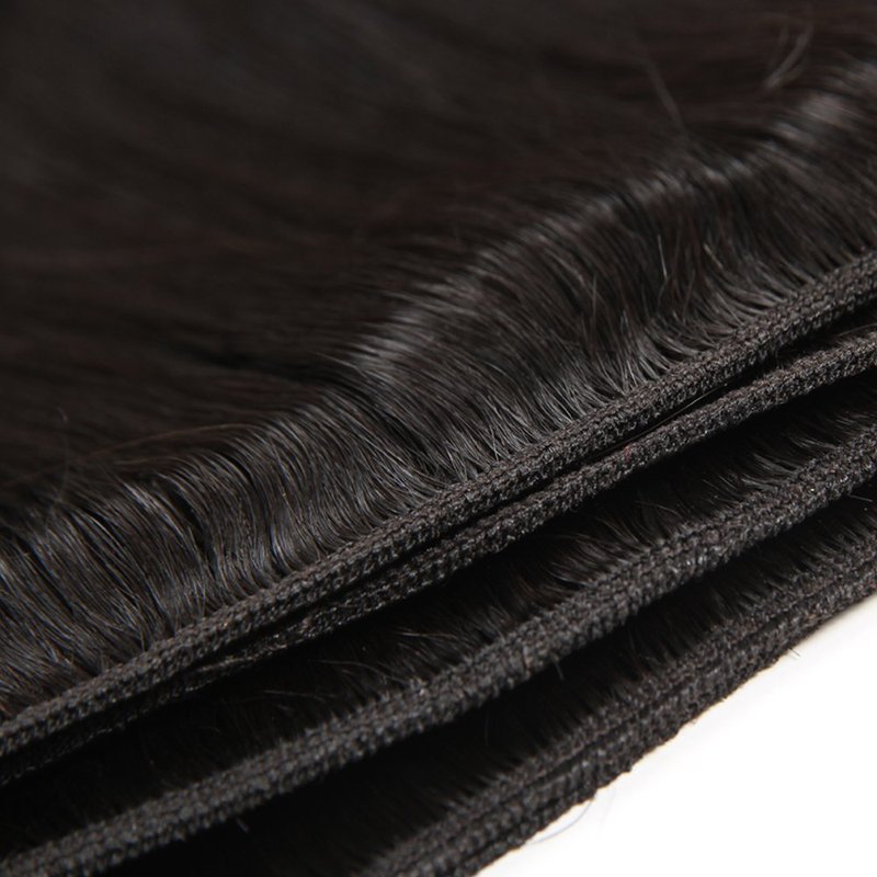 30-Inch 10A Straight Human Hair Bundle - 100% Unprocessed Brazilian Virgin Weave
