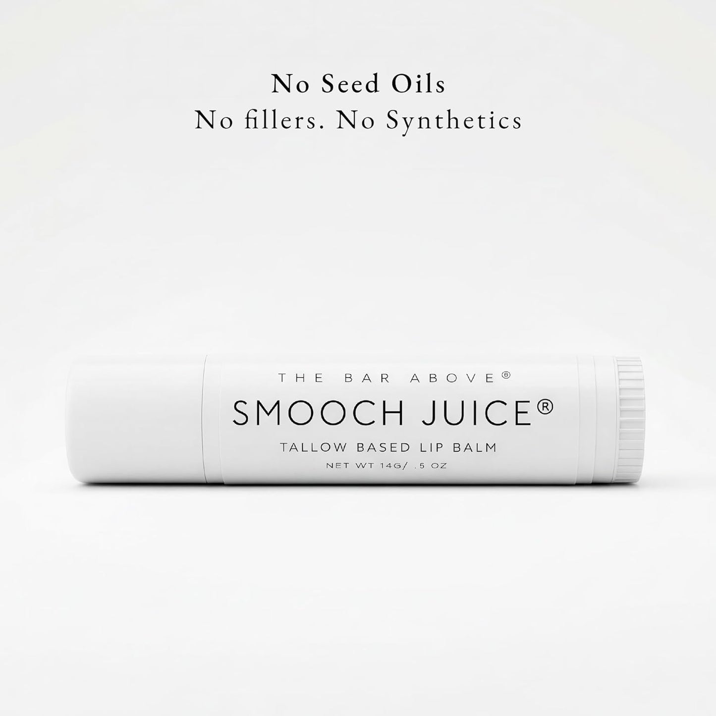 SMOOCH JUICE® Tallow Lip Balm - Jumbo 0.5 oz - Deep Hydration for Dry, Cracked Lips - Sensitive Skin Formula