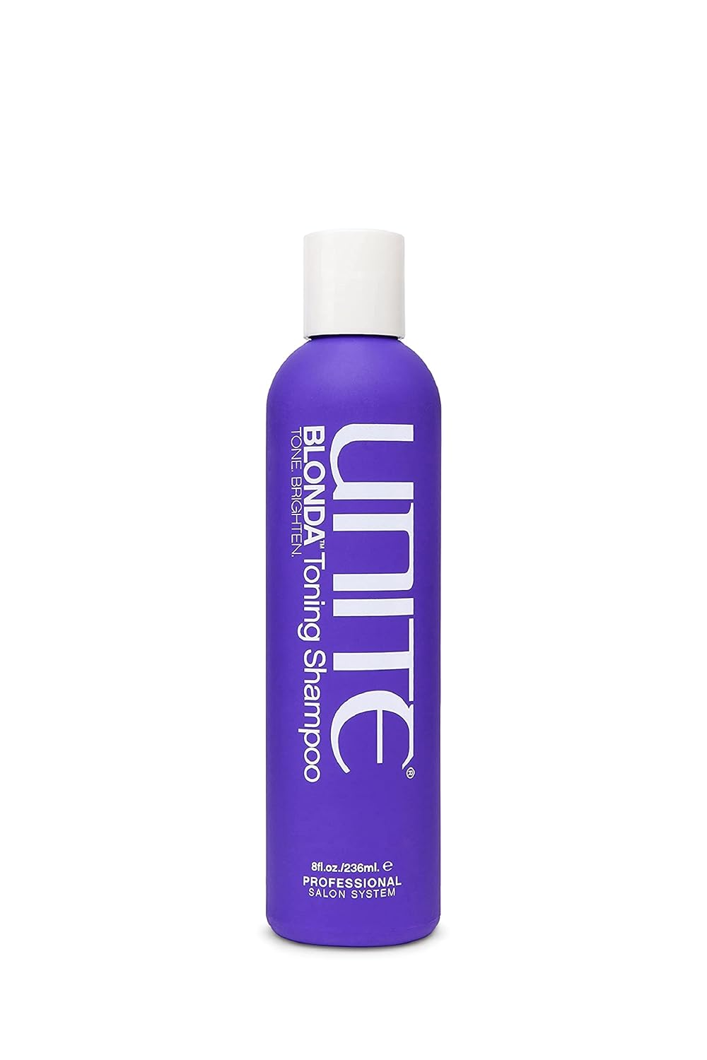 UNITE Blonda Toning Purple Shampoo - Neutralizes Brassiness & Brightens Blonde, Gray Hair | 8 Fl Oz