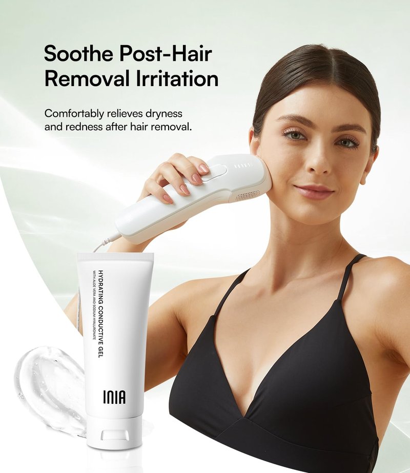 Micro-Current Conductive Gel - Hydrating Primer with Hyaluronic Acid for Facial & Body Care | 10.56 Fl Oz