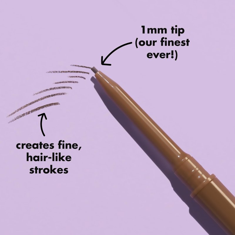 e.l.f. Micro-Fine Brow Pencil, Waterproof Brow Color & Spoolie For Shaping Brows & Creating A Feathered Natural-Looking Finish, Vegan & Cruelty-Free, Blonde