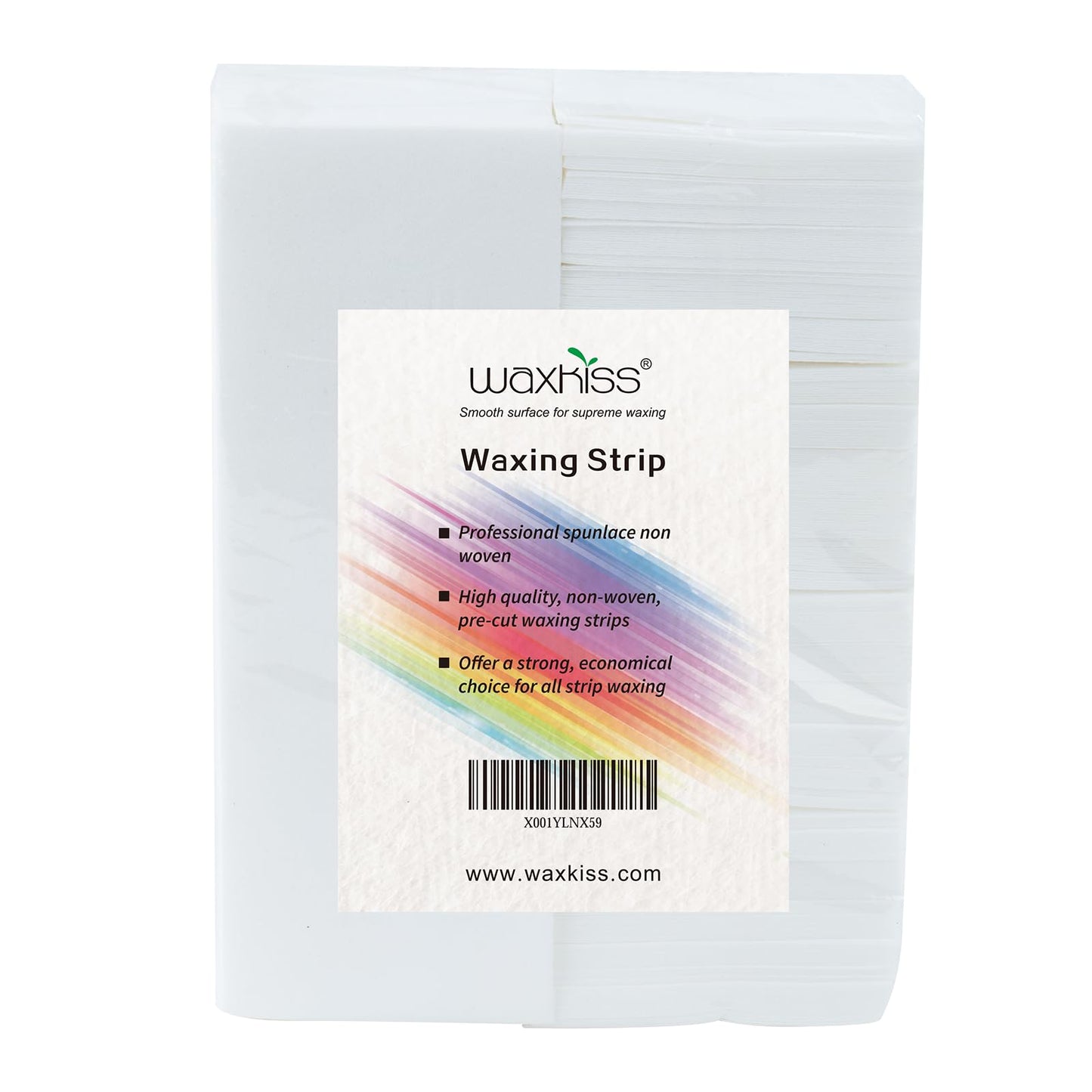 Waxkiss Beauty Non Woven Body and Facial Wax Strips Large Hair Removal Epilating Strips
