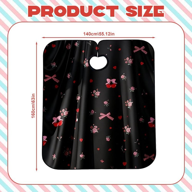 Hair Cutting Cape for Adults - Reusable Salon Cape for Women | Large Size for Home Use