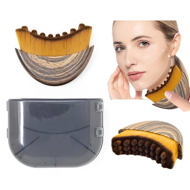 Skiennix Lymphatic Contour Face Brush - Sculpt, Detox & Lift for Enhanced Skin Glow | 1 Piece