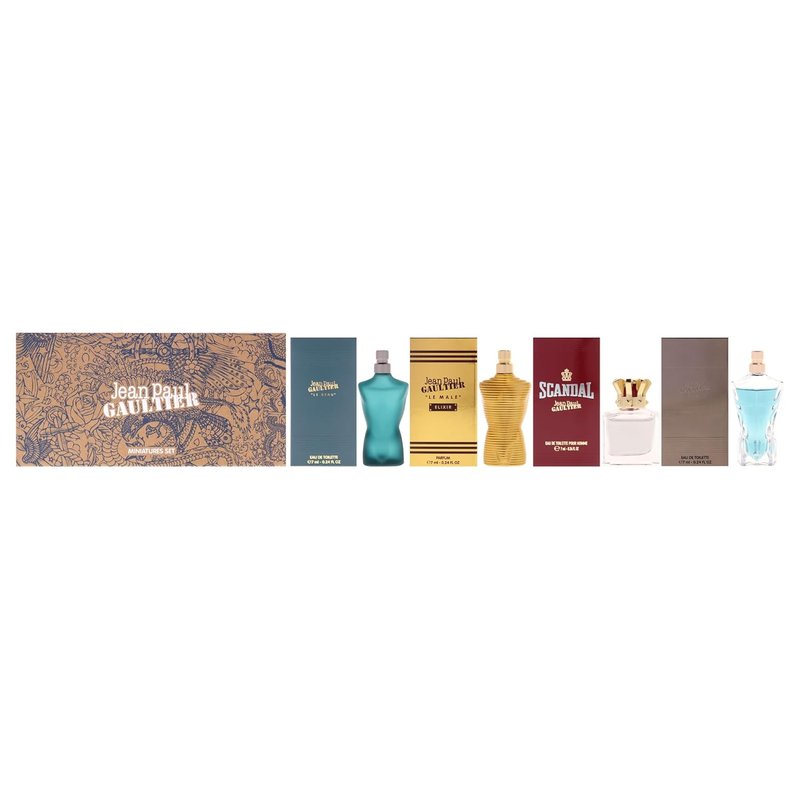 Miniatures Set by Jean Paul Gaultier for Men - 4 Pc Mini Gift Set