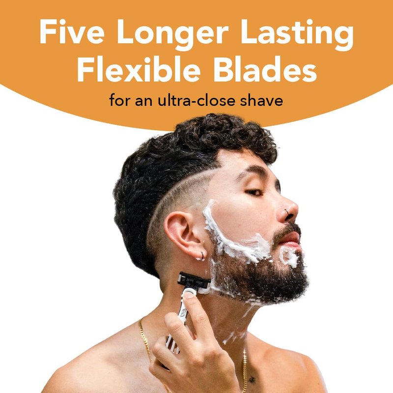 BIC Flex 5 Men’s Disposable 5-Blade Razors, Pivoting Head and Precision Edging Blade, 10-Pack