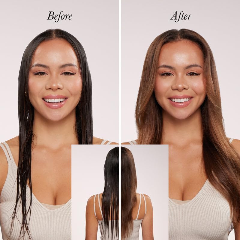 L’Ange Hair Soleil Professional Hair Dryer - Fast Drying Ionic Blow Dryer for Frizz-Free Results | 3 Heat Settings, Lightweight 1875W, Blush