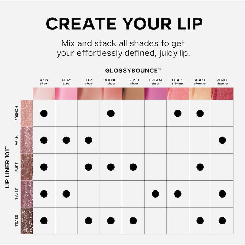 Saie Lip Liner 101 - Lip Pencil Made with a Creamy, Soft Matte Formula for a Naturally Framed or Fully Filled Look - Supercharged with Shea Butter & Jojoba Oil - Tease (.05 oz)