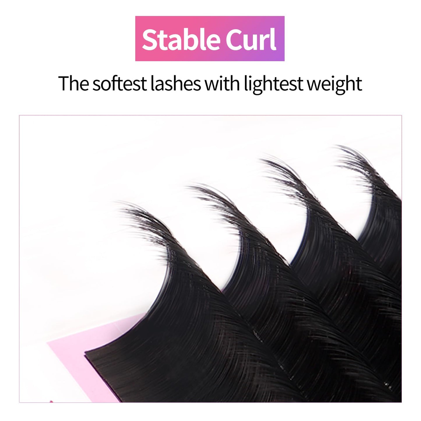 VEYES INC Classic Volume Lash Extensions 0.03-0.20 J/B/L/C/CC/D/DD Curl 5-25mm Mixed & Single Length Tray, Premium Silk Eyelashes, Professional Supplies for Lash Techs(Matte Black 0.15 C 15mm)