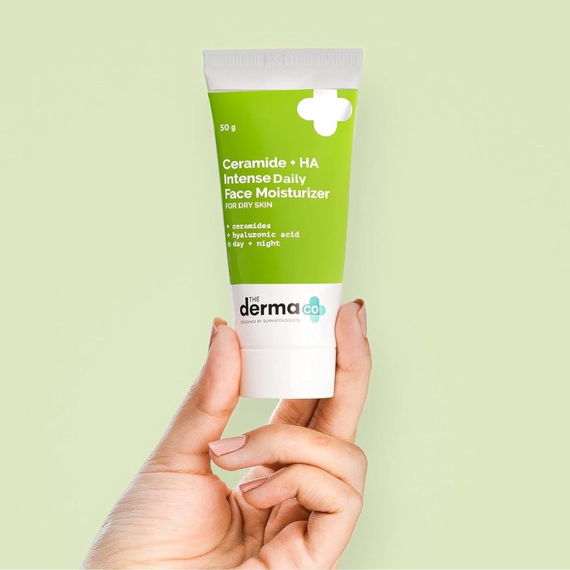 Ceramide + HA Daily Face Moisturizer - Long-Lasting Hydration & Fragrance-Free | 1.76 Oz/50g