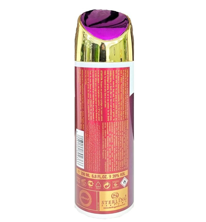 Armaf Club De Nuit Untold – Spicy, Floral, Woody, Amber – Perfume Body Spray for Men, 6.8 oz / 200 ml