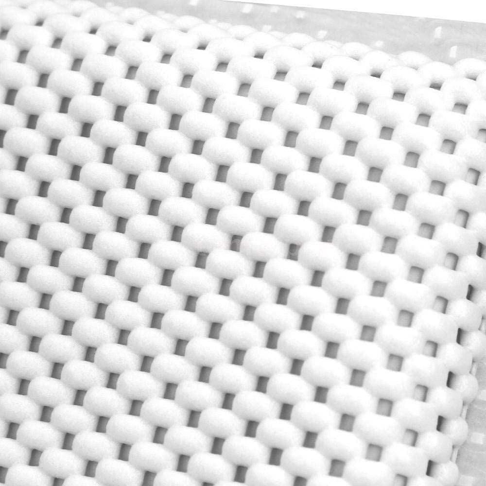Bath Pillow for Tub with 8 Suction Cups and Drying Hook, Non-Slip Bathtub Headrest Foam Cushion, Waterproof, 11.5 x 7.5 x 2 Inches