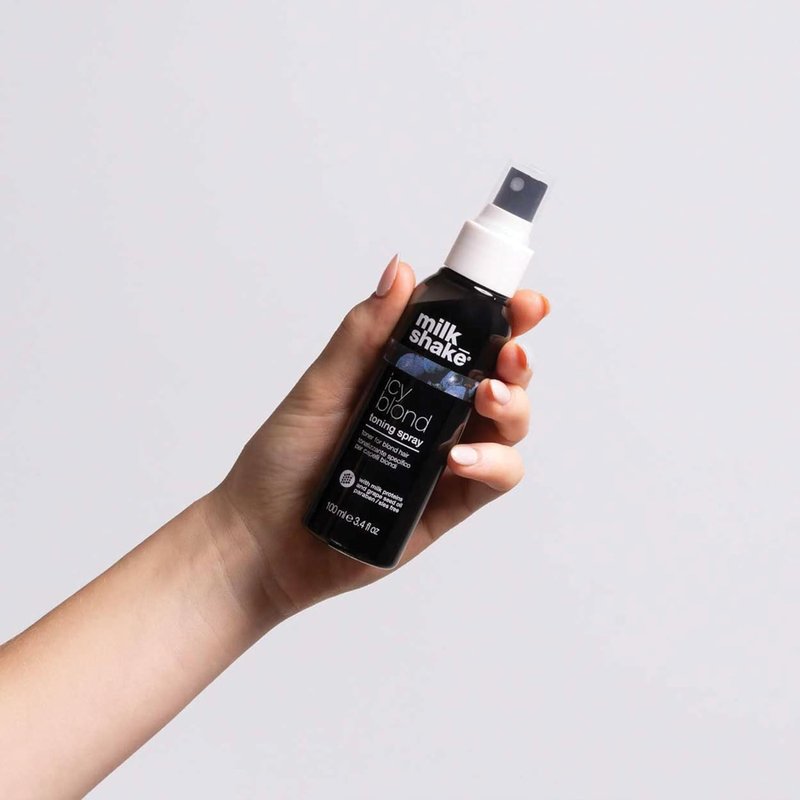 Milk_Shake Icy Blond Toning Spray - Leave-In Toner with Black Pigment for Platinum Blonde | 3.4 Fl Oz