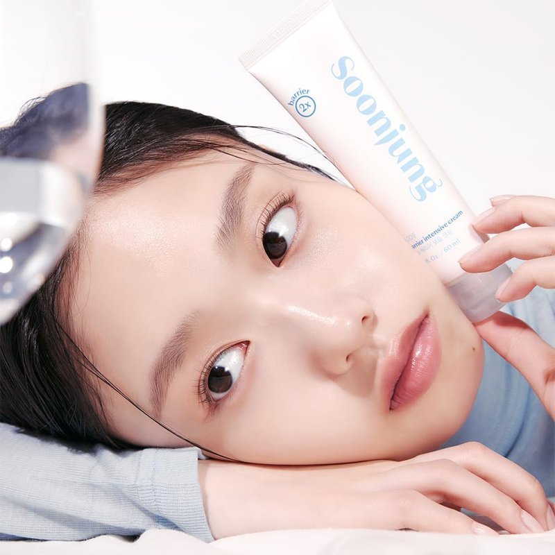 ETUDE SoonJung 2x Barrier Intensive Cream - Vegan Korean Face Moisturizer for Sensitive Skin | Lightweight Day & Night Cream (2.02 fl oz)