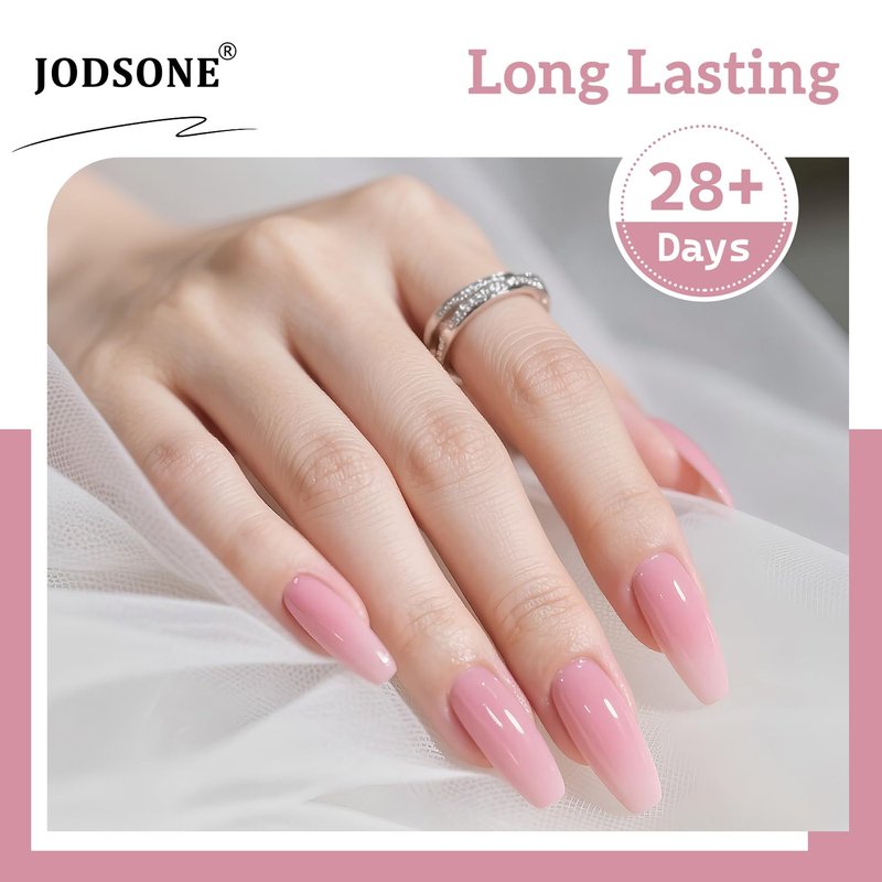 JODSONE Dark Pink Gel Nail Polish - 16.5ml Soak Off LED Formula for DIY Nail Art