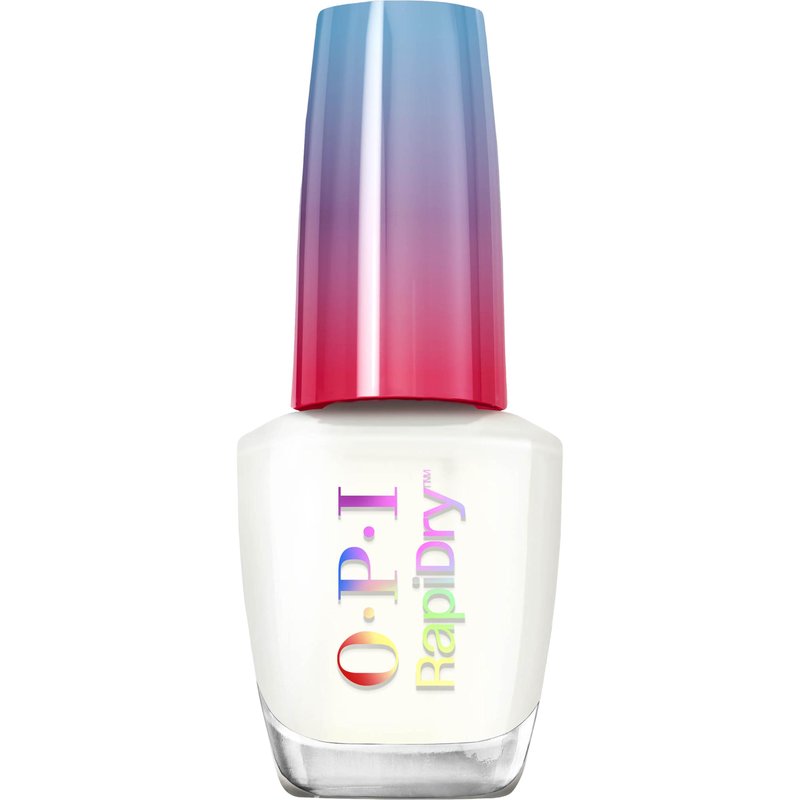 OPI RapiDry Love at Frost Sight | Opaque Bright Neutral White Crème Quick Dry Nail Polish | Vegan, Smudge Proof, Fast Drying | Snow Time to Waste | Holiday 2025