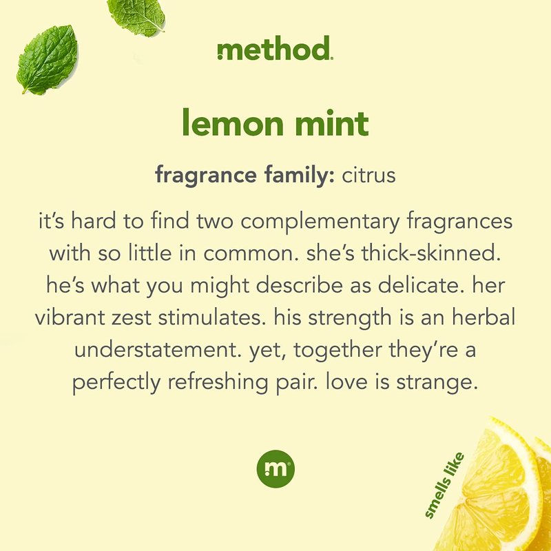 Method Foaming Hand Soap, Lemon Mint, 10 fl oz (Pack of 3)