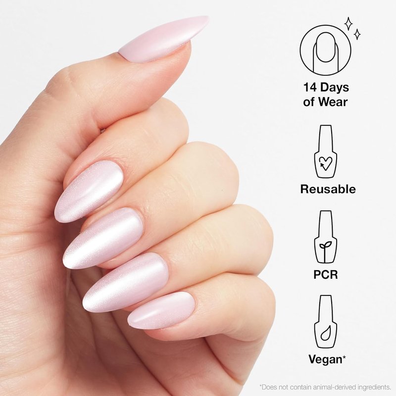 OPI Press-On Nails - Professional Nail Art Kit | Short Round, Long Almond & Coffin Shapes