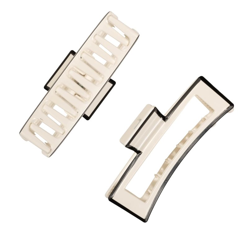 Goody Sport Forever SlideProof Claw Clips - 4 Ct | 2 Large for Thick Hair + 2 for Fine Hair, 3X Stronger Grip