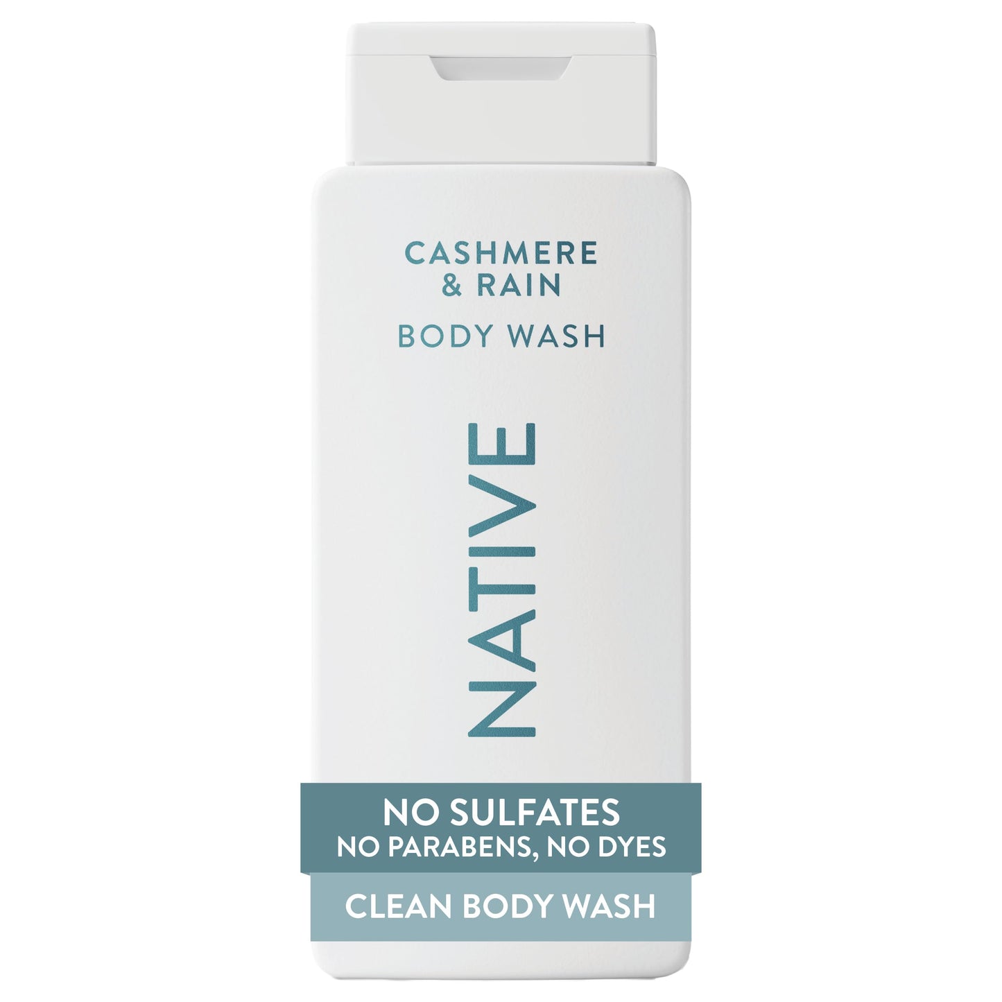 Native Cashmere & Rain Scent 24-Hr Refreshing Clean Body Wash for Men & Women, for All Skin Types Incl. Sensitive, Leaves Skin Feeling Clean & Soft, Free of Phthalates, Sulfates & Parabens, 18 oz