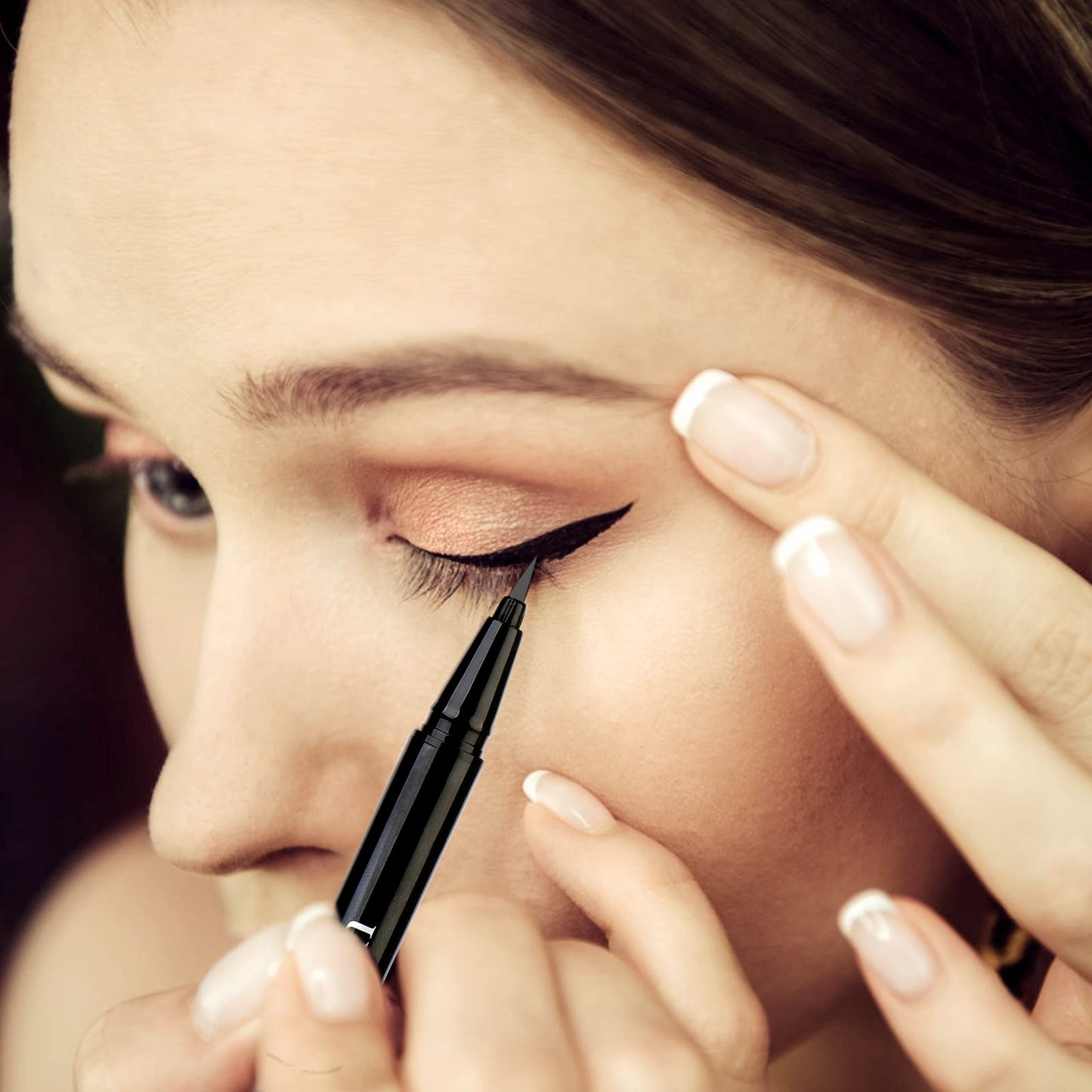 UNIMEIX Liquid Liner - Waterproof Eyeliner Pen, Precise All Day Wear, Charcoal Gray