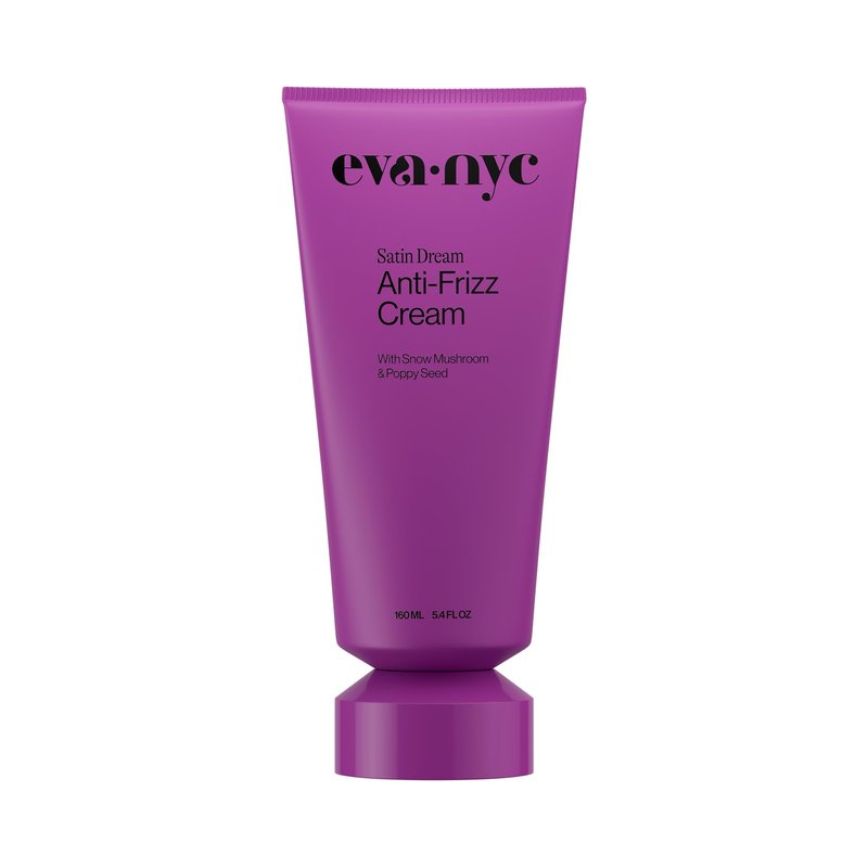 Eva NYC Smoothing Anti-Frizz Hair Cream - Leave-In Treatment for Frizz Control - Smooths for Manageable Satiny Soft Hair - Restore Moisture with Poppy Seed - Warm Vanilla Scent - 5.4 fl oz