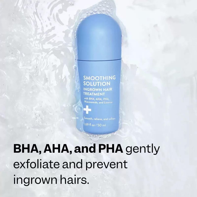 Ingrown Hair Treatment Serum - Smoothing Solution for Razor Bumps & Bikini Line | Soothing Aftercare for Soft Skin
