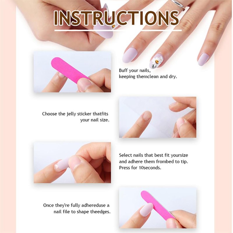 Skiennix Handmade Press-On Nails - Medium Almond 3D Leopard Print French Tip | 30PCS Nude Pink Set