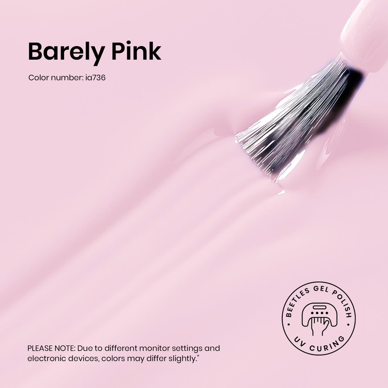 Beetles 3Pcs 15ml Pink Gel Nail Polish and No Wipe Gel Top Coat & Base Coat Set, Soak Off UV Lamp and Long Lasting Top Coat French Manicure Art Design Kit