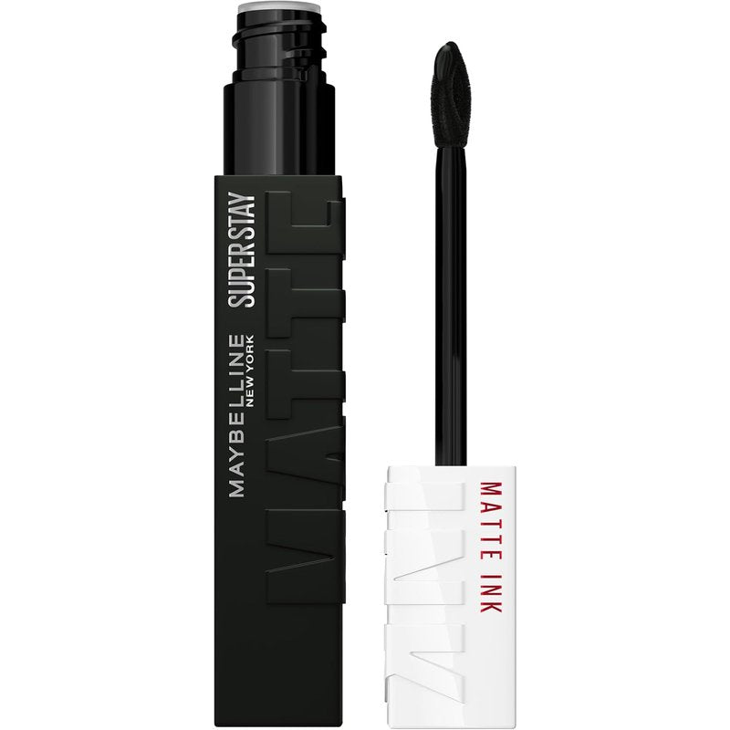 Maybelline SuperStay Matte Ink Liquid Lipstick - Long Lasting, High Impact Color | Thrill Seeker Matte Black