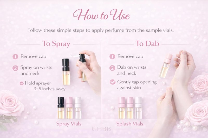 Mini Perfume Sampler Set for Women – 6 Fragrance Samples, Travel Size Vials, Affordable Scent Trial Kit