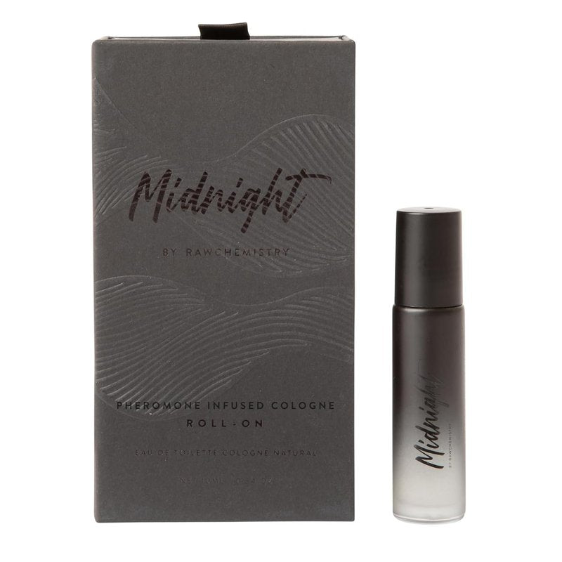 RawChemistry Midnight Cologne - Pheromone Infused Roll-On for All-Day Attraction
