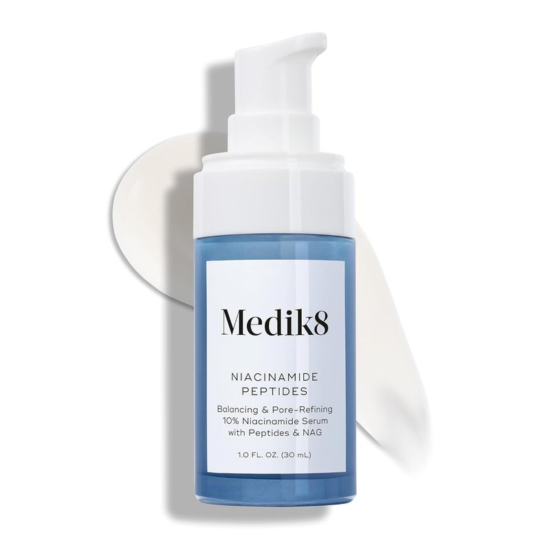 Medik8 Niacinamide Peptides Serum - Hydrating Face Serum for Clear Skin & Smooth Texture - 1 oz