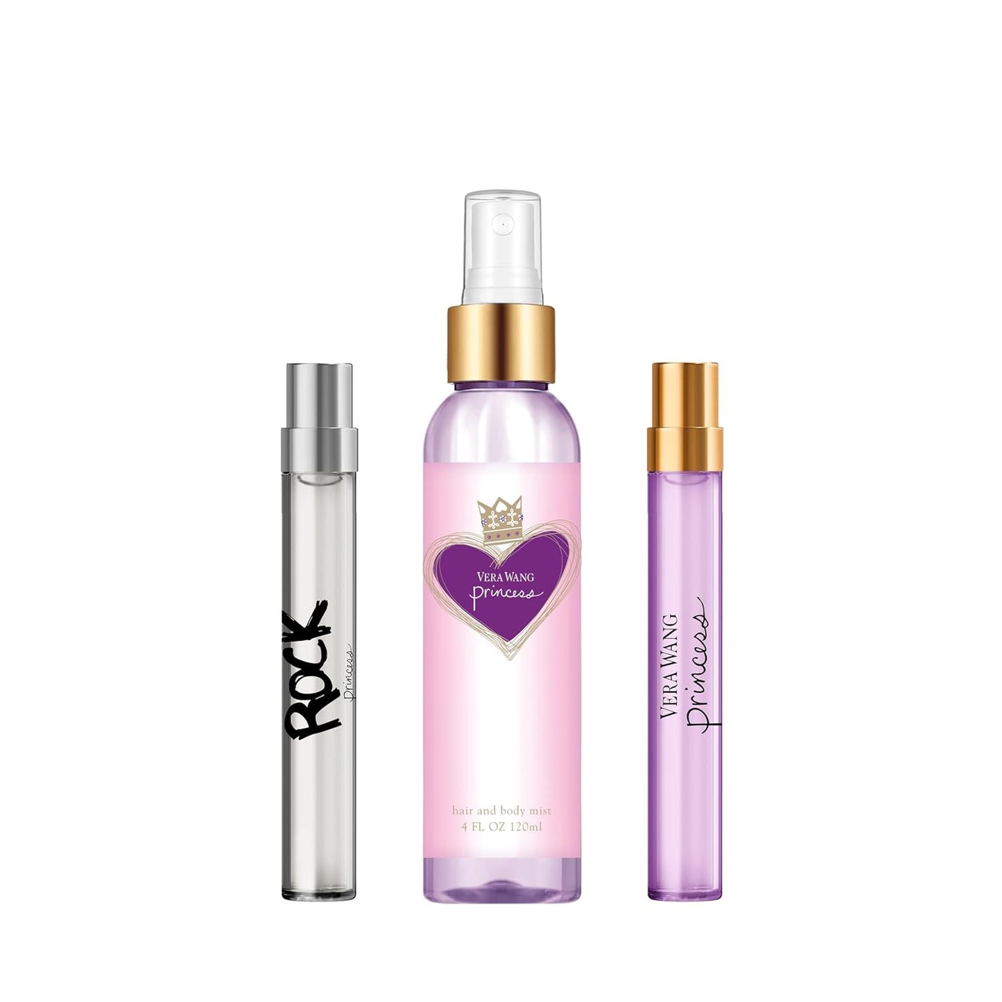 Vera Wang Princess | Rock Princess Body Mist & Eau de Toilette Spray Gift Set - Long Lasting Women's Fragrance