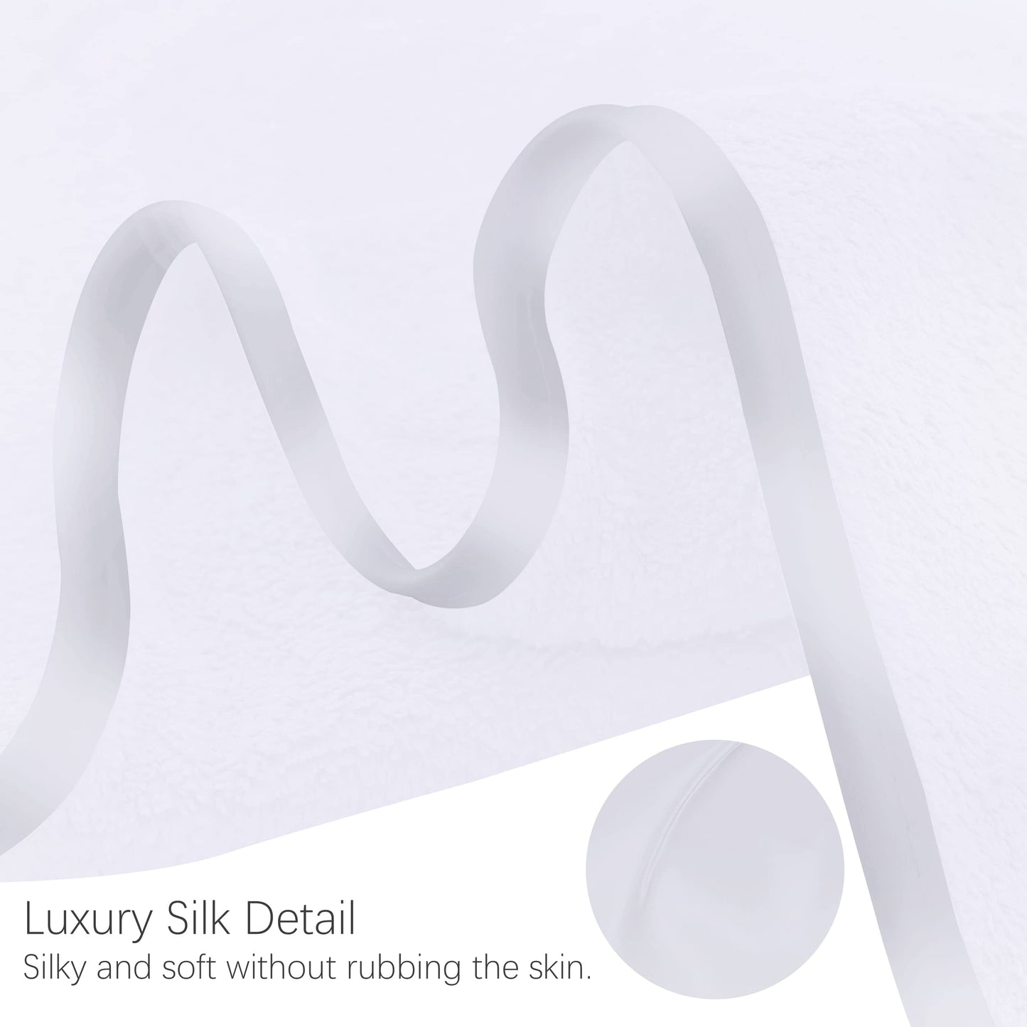 TENSTARS Silk Hemming Bath Towels for Bathroom Clearance - 27 x 55 inches - Light Thin Quick Drying - Soft Microfiber Absorbent Towel for Bath Fitness, Sports, Yoga, Travel, Gym - 2 Pack, White