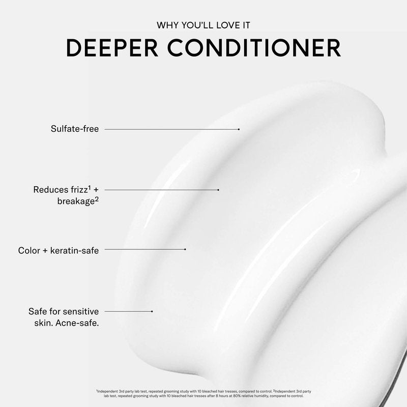 SEEN Deeper Conditioner, Fragrance Free – Non-Comedogenic Hair Deeper Conditioner – Dermatologist-Developed – Safe for Sensitive, Eczema & Acne Prone Skin