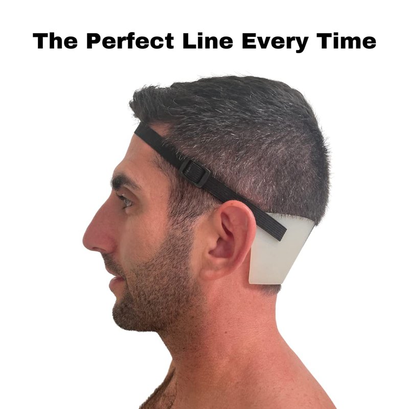 EdgUp 2.0 Professional Barber Neckline Shaving Template - DIY Haircut Stencil Tool for Perfect Fades & Lineups