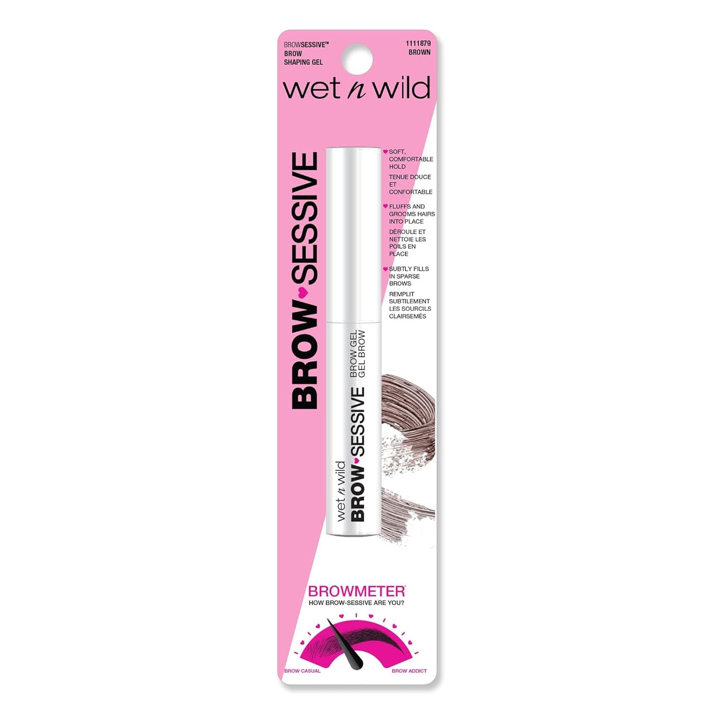 Wet n Wild Brow-Sessive Eyebrow Gel - Long-Lasting Brown Shaping Formula for Perfect Brows