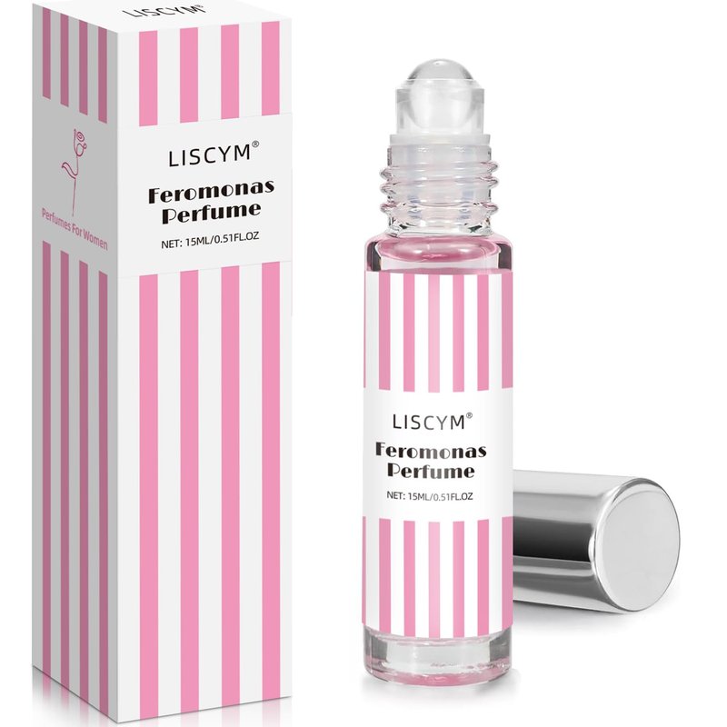 Liscym Pheromones Perfumes for Women, Long-Lasting Roll-On Perfume Travel Size Fragrance Oil with Feromonas to Attract Men,Samples (15 ml)