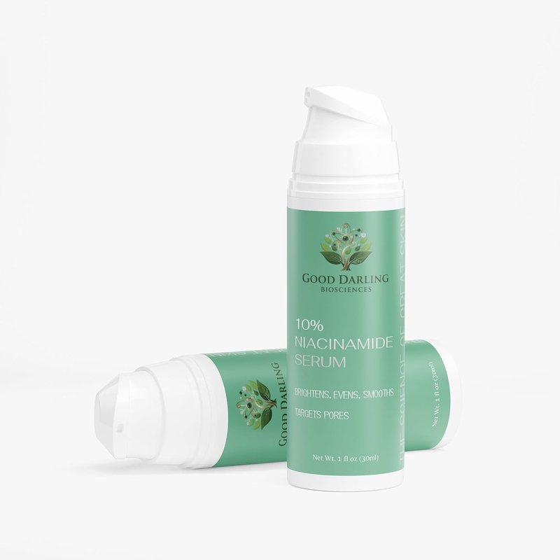 Skiennix 10% Niacinamide Serum - Hydrating & Pore Minimizing with Sodium Hyaluronate, 1 fl oz