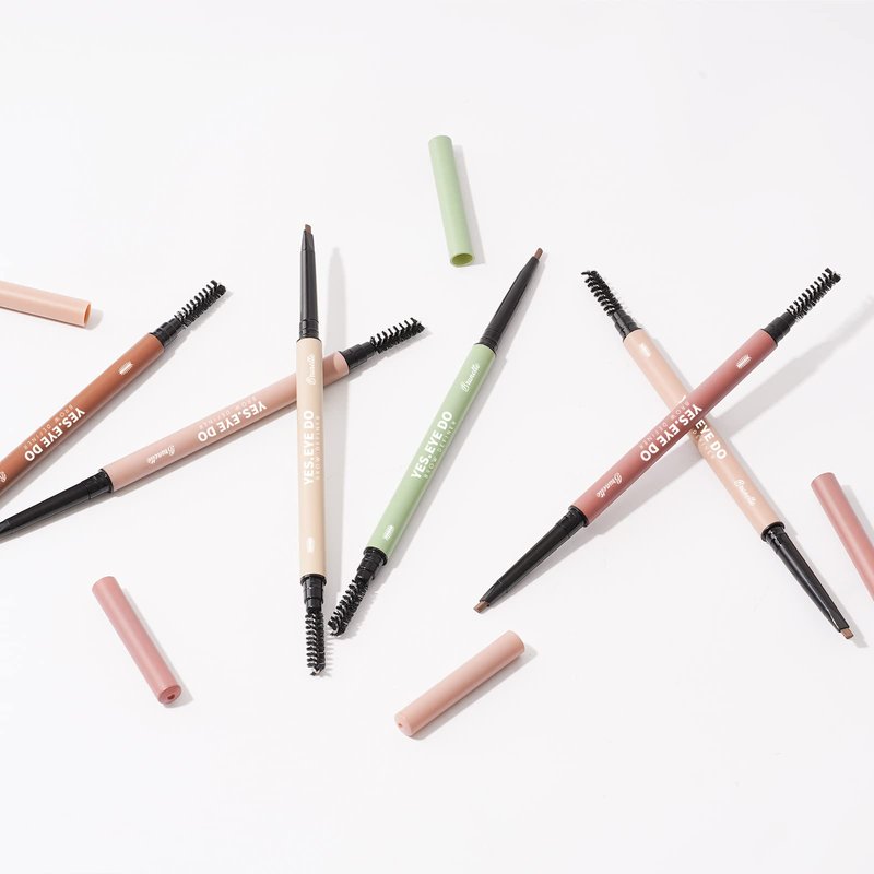 Light Grey Eyebrow Pencil for Older Women Soft, Light Gray Eyebrow Pencil for Grey Hair, Ultra Fine Gray Brow Pen with hair like strokes, Long-lasting, Waterproof, Mist, YES.EYE DO