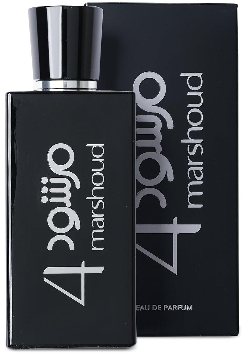 Atyab Al Marshoud - Marshoud 4 Unisex Eau de Parfum 100ml | Luxurious Black Musk, Rose & Vanilla Fragrance