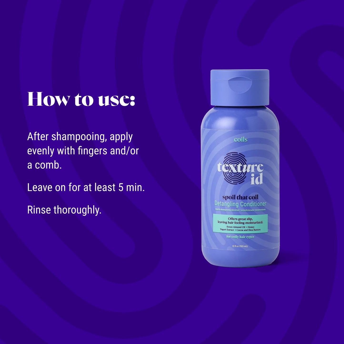 Texture ID Coils Detangling Conditioner