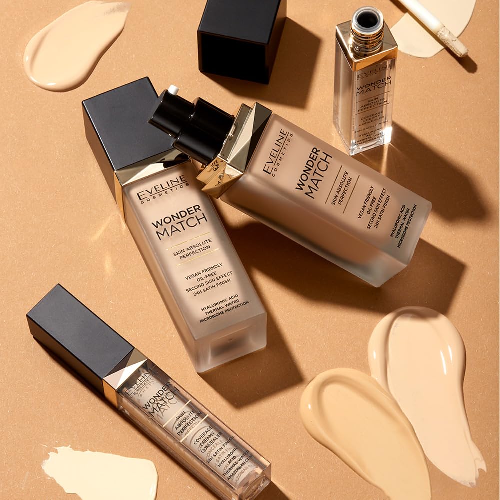 Wonder Match Foundation - Adaptive Hydrating Formula for All Skin Types | Satin Finish, Long-Lasting Coverage
