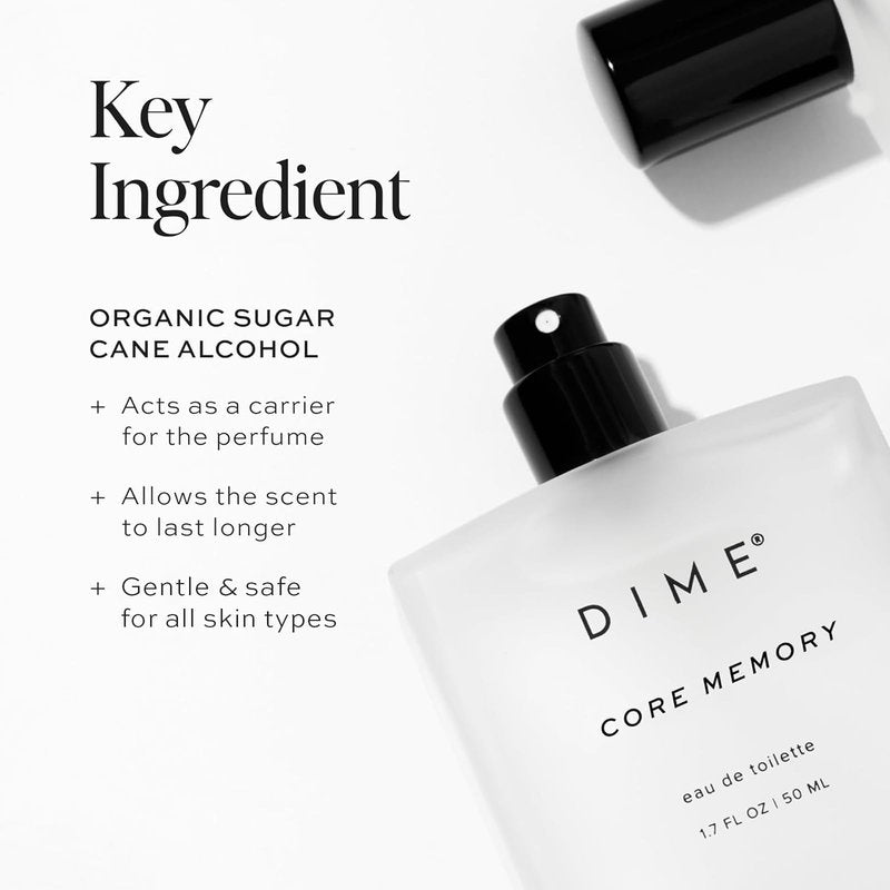 DIME Beauty Core Memory Perfume for Women, Bright & Citrusy Fragrance, 1.7 oz / 50 ml