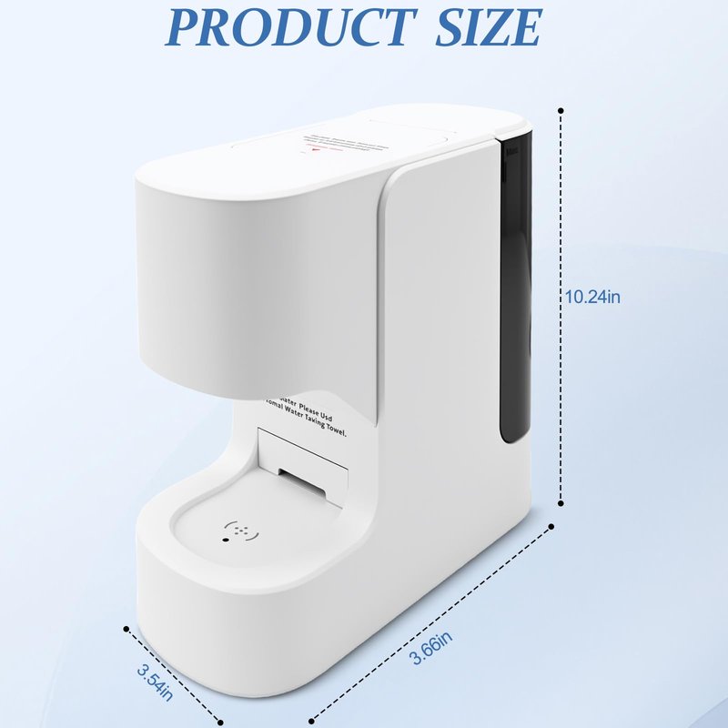 Hot Face Towel Warmer with Voice Alert - 5-Second Fast Heating & Automatic Dispenser, Constant 55°C (131°F) Temperature Control, Includes 20 Compressed Towels (Towel Machine)
