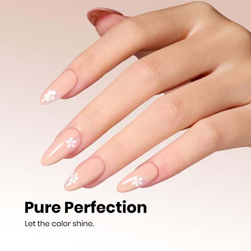 Beetles Nude Fall Gel Nail Polish 10ml Light Brown Color Gel Polish Soak off UV Led Lamp Needed Manicure Salon DIY Home Gift for Women Oat Latte